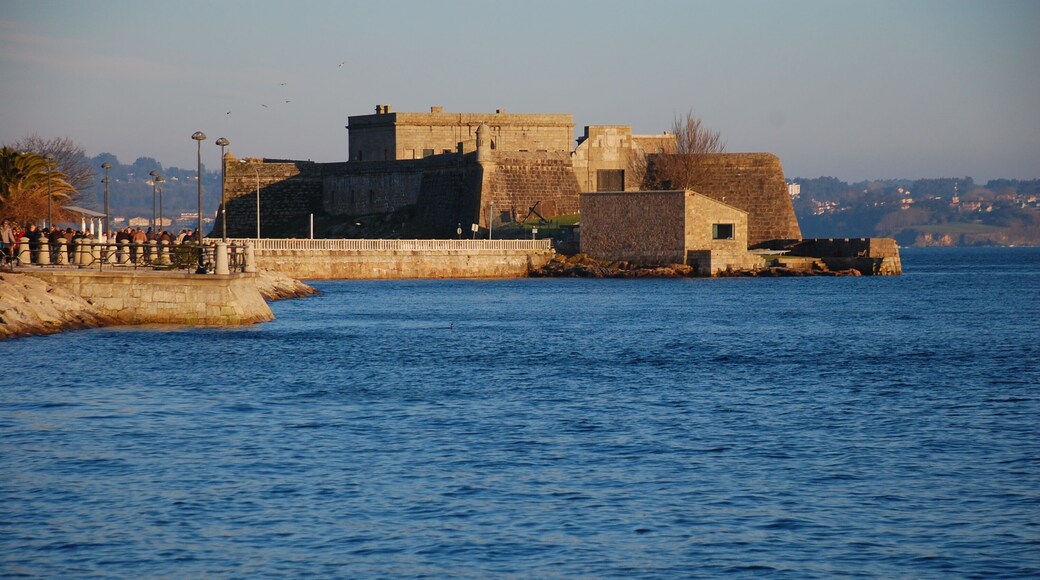Castelo de Santo Antón na Coruña.