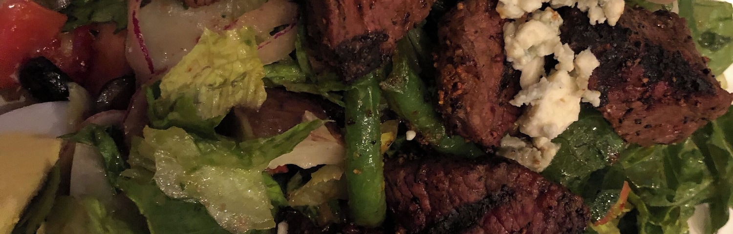 Steak salad from Saltgrass!