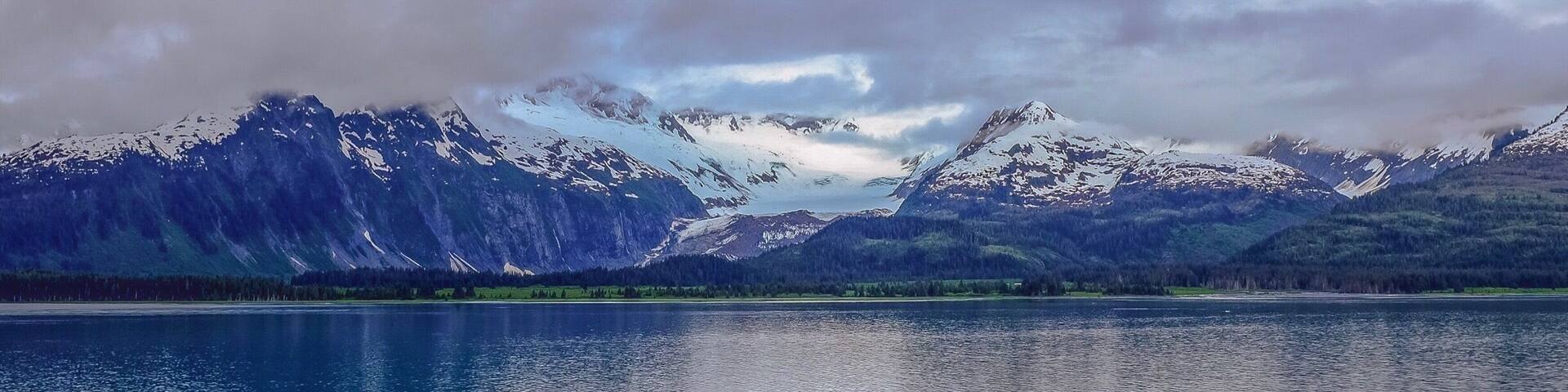 Entering college fjord Alaska
