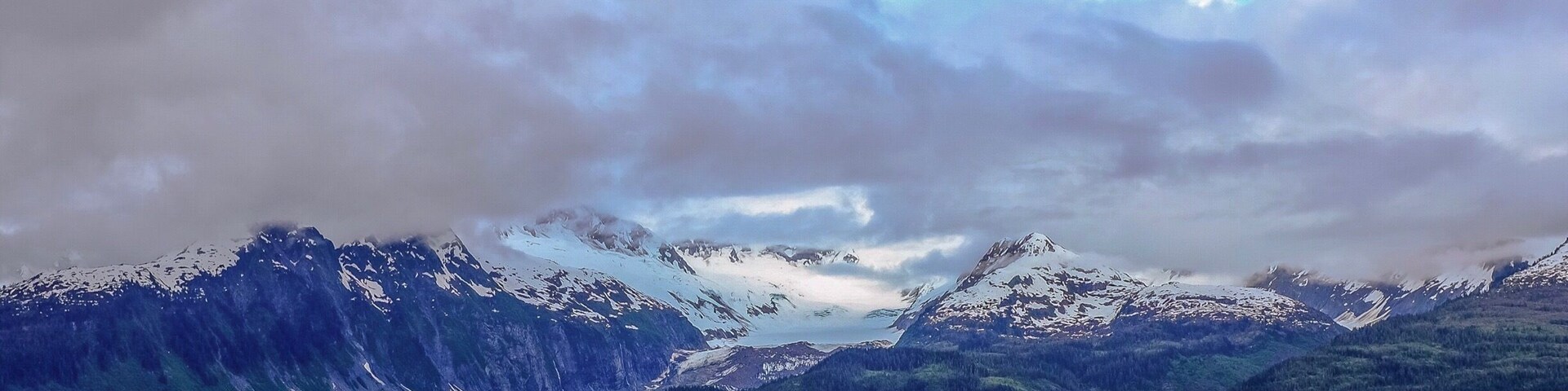 Entering college fjord Alaska