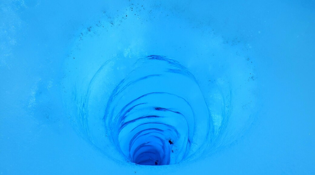 A freaky looking portal to another world! Covered by a crystal clear layer of ice, this moulin is hundreds of meters deep.
#LifeAtExpedia