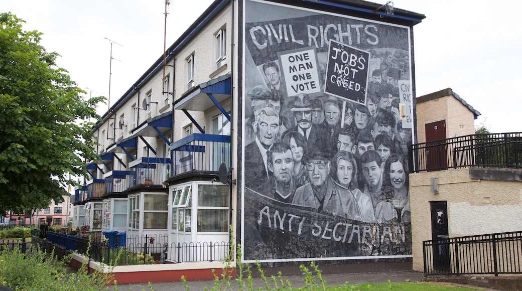 Londonderry which includes outdoor art