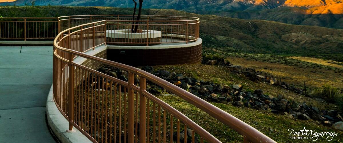 Sunset point is a must stop rest area on I-17 North & South, Arizona for best sunset/sunrise view from the Mountains.