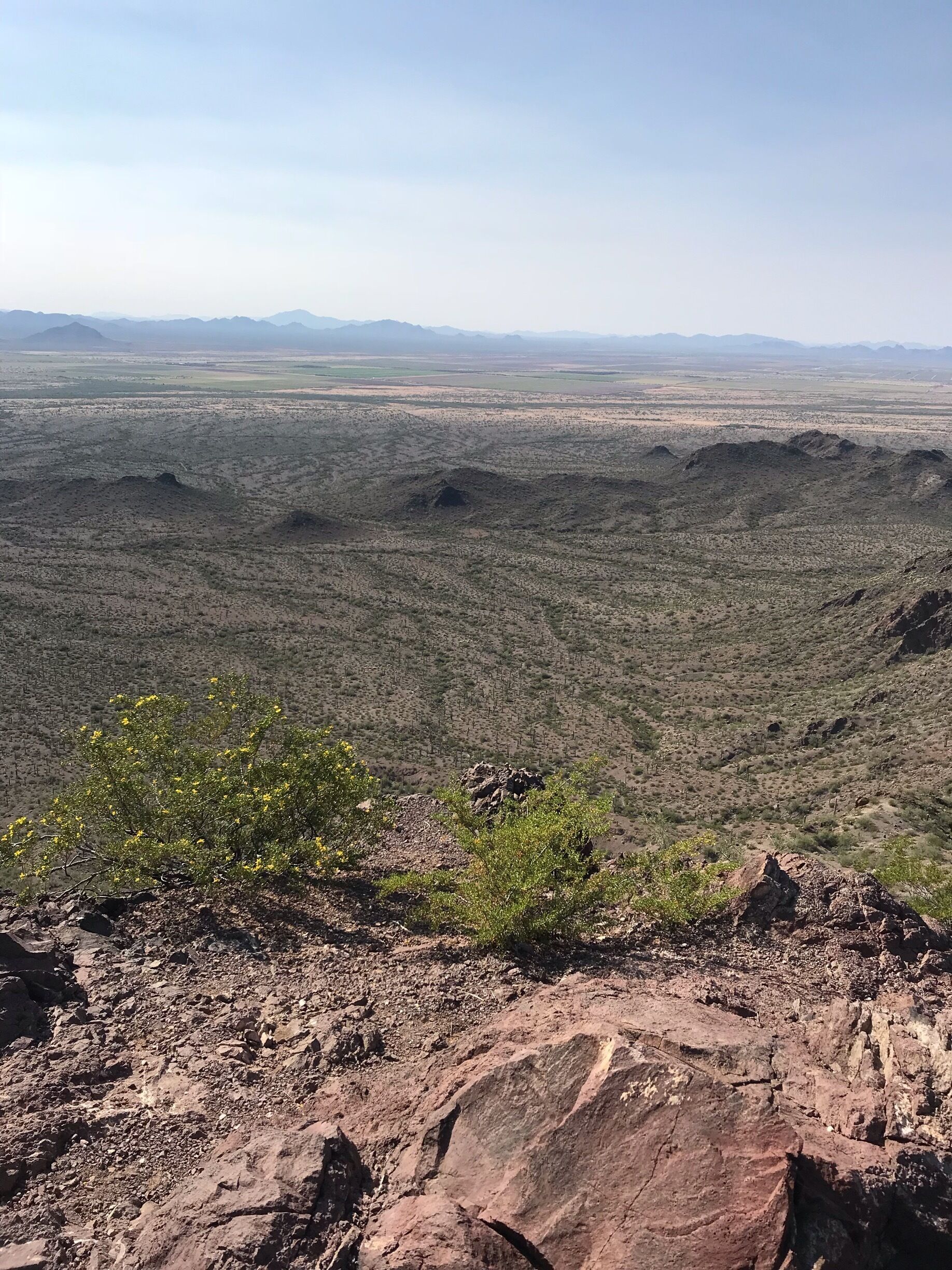 This is from the peak it’s a strong climb/hike but very well worth it