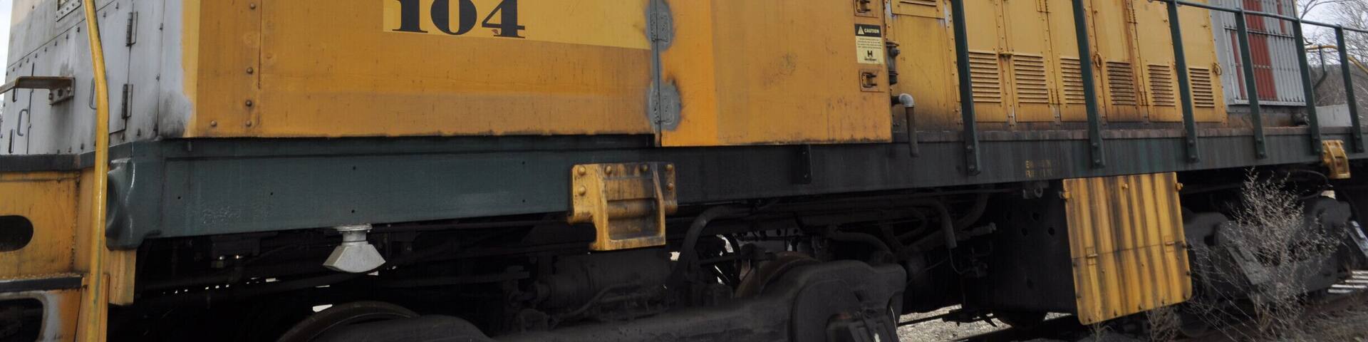 Westboro Railroad yard was at one time a major hub for freight and passenger rail, including a turntable, maintenance building, and a large bunkhouse for railroad workers. The line ran between Boston, Mass. and Montreal, Canada. This engine still works a short freight line between White River Junction, Vermont and West Lebanon, NH. The Claremont and Concord Railroad brings carloads of cement and propane the 1 mile over the Connecticut River. For now, this is all that remains of that proud legacy.