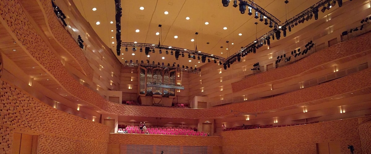 Having been to the ballet at the Mariinsky Theatre, we also wanted to take in a concert at the incredible Mariinsky Concert Hall.  It is acoustically one of the best concert venues in the world and is fairly unique in that the orchestra are surrounded on all sides by the audience. The exterior looks very uninspiring, but inside is made completely from wood. The previous concert hall was destroyed by fire in 2003 and the new interior was finished in 2007. Prices are very inexpensive by western standards.