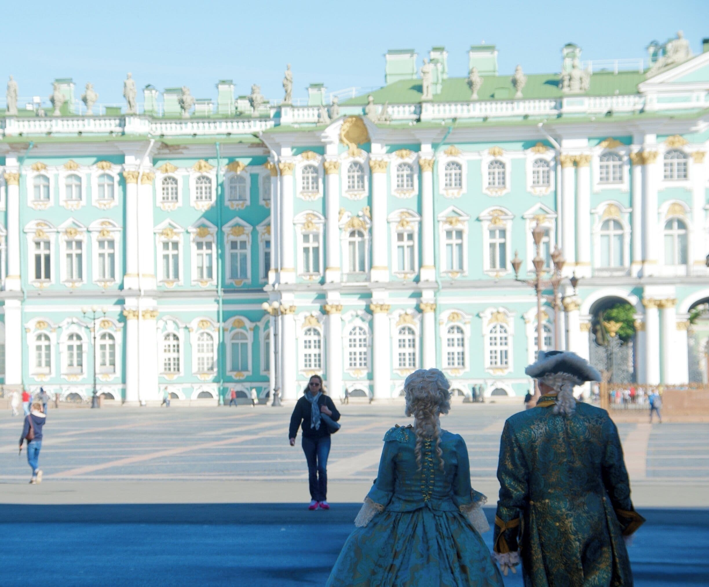 A huge empty space in the centre of St Petersburg, with the incredible Hermitage Museum and Art Gallery on one side. The best times to visit are early in the morning (as in before breakfast when the light is perfect, the air is cool, and the square is deserted) or in the evening. When we were there in July 2015 the ACTUAL soccer World Cup was being shown to the world in the run up to the draw for the 2018 World Cup which Russia is hosting - it's actually very small in comparison to the Champions League trophy!