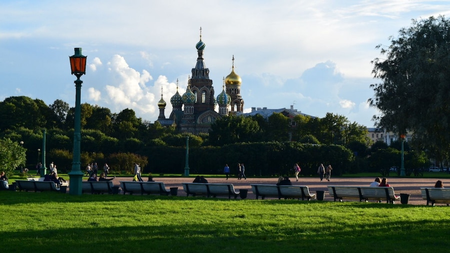 The Savior on the Spilled Blood from Mikhailovsky Garden