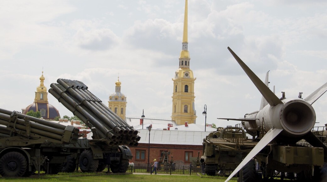 In the shadow of the St Peter and Paul Fortress, the birthplace of St Petersburg, is a fitting place for all things Russian military. It's by far the most un-tourist friendly place we visited in St Petersburg (nothing written in English, the feeling you are walking around a Russian jail, staff who speak no English and look like they haven't seen sunlight for quite a while) and yet if you are interested in seeing anything in the history of the Russian military then it's perfect! There is a fascinating section on the AK47, and outside are more tanks, cannons and rockets than a playboy Russian President would know what to do with. It's very cheap to get in, but remember to pay the extra 150 roubles to be allowed to take photographs.