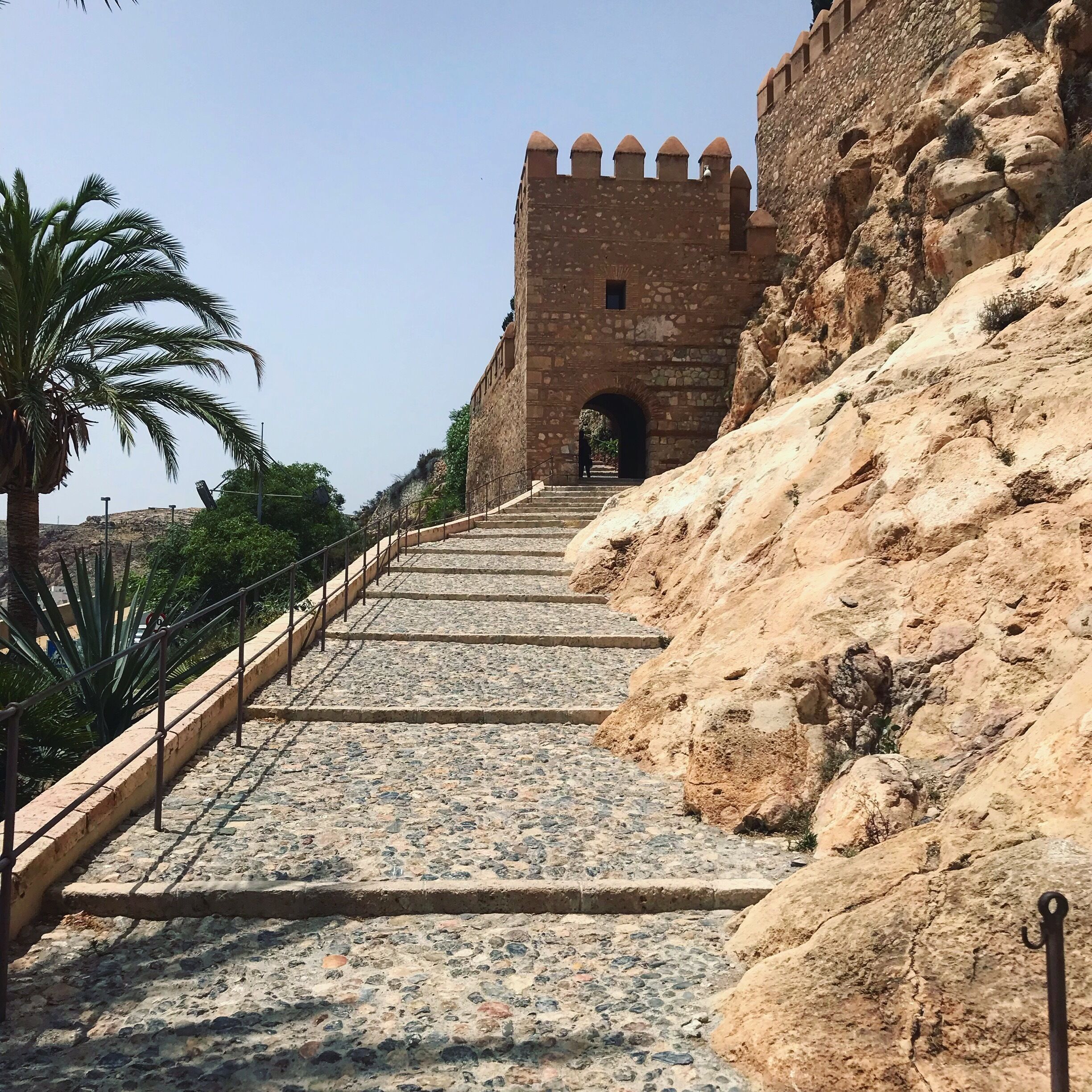 The castle in Almería where a lot of Game of Thrones scenes are shot. It was built in the 1400s. It is very well preserved and has views of the city below.