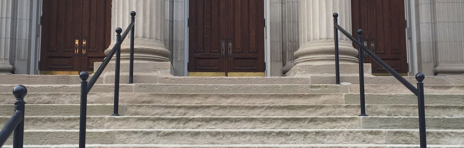 The first United Methodist church downtown Lexington.