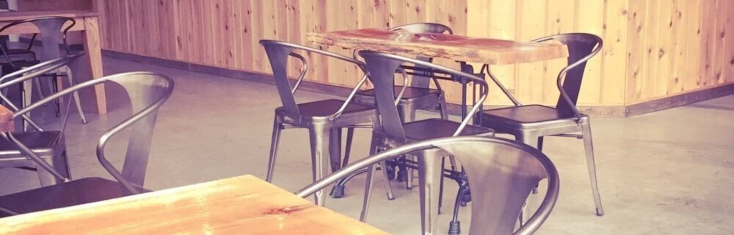 Really cool coffee shop downtown Lexington right across from Rupp Arena.