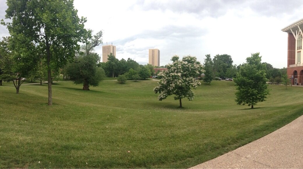 A panoramic picture of the gorgeous University of Kentucky Campus.