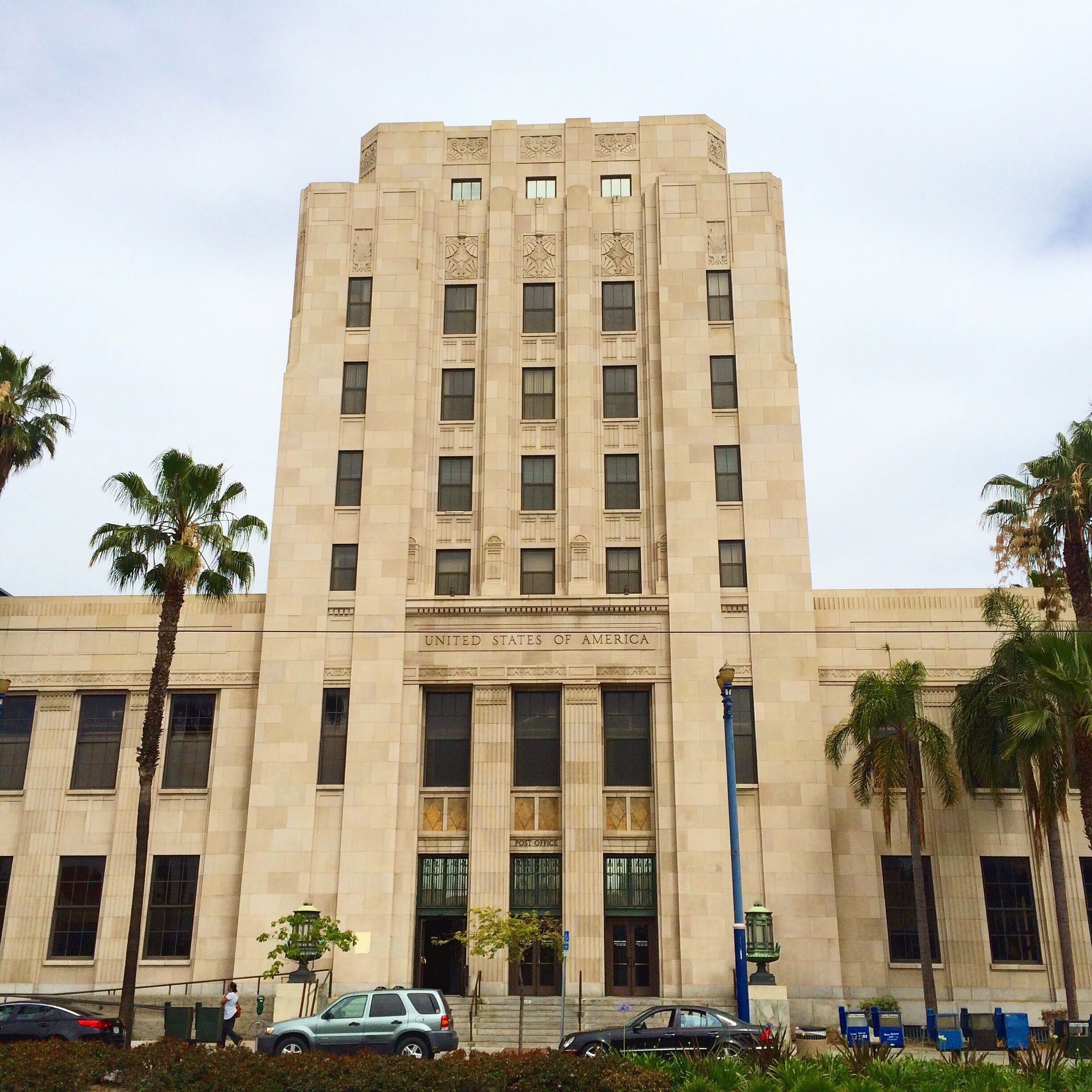 You can see the artdeco in this Long Beach building.