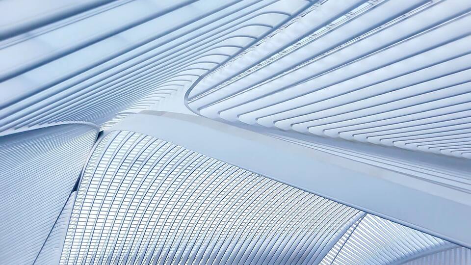 Station of liège-guillemins. Architecture.