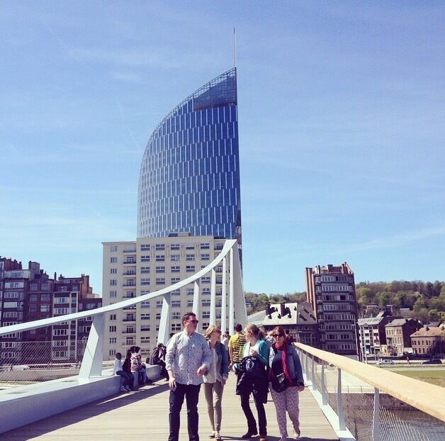 Inauguration du musée d'art moderne et contemporain ainsi que la nouvelle passerelle qui rejoins le parc de la Boverie à la gare des guillemins