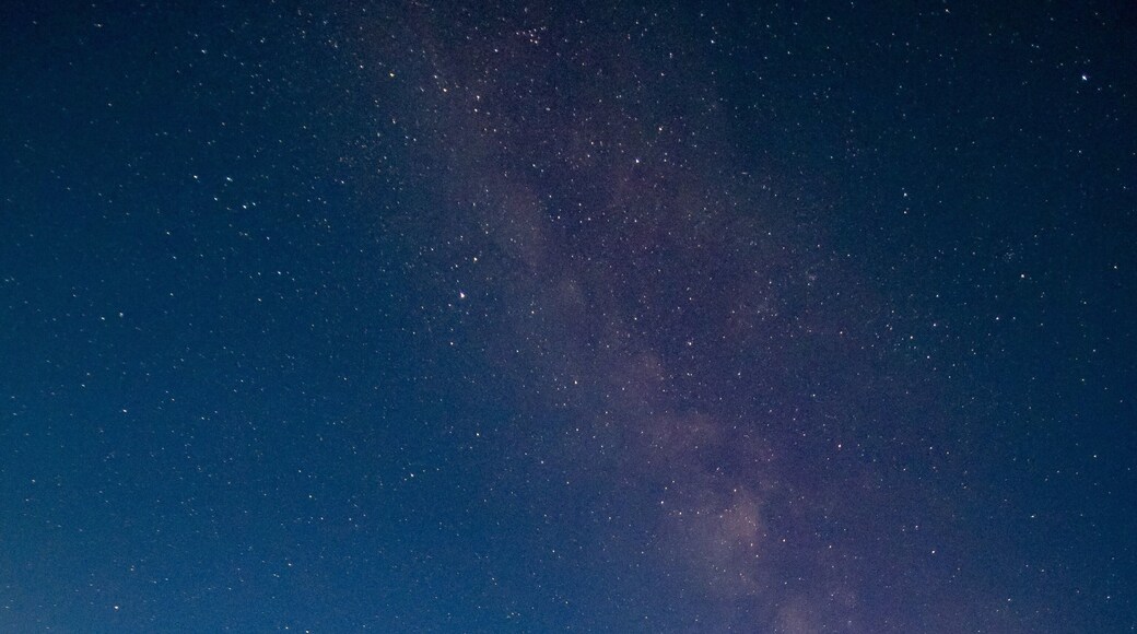 Ranch entrance - the Moon lit the sky, the Milky Way completed the composition. One of the few places that allows you to see the magnificent Milky Way and millions of stars with naked eye