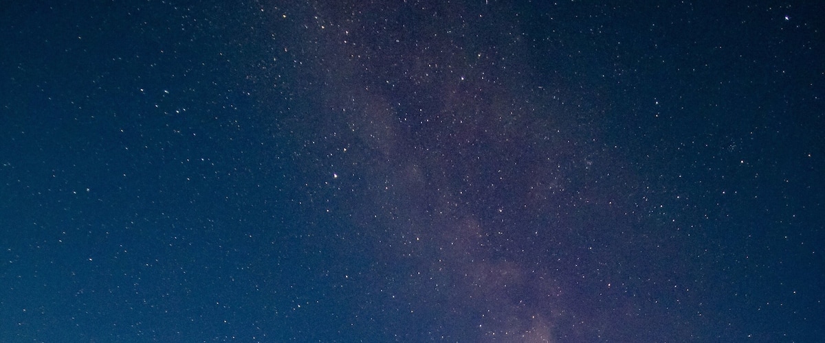 Ranch entrance - the Moon lit the sky, the Milky Way completed the composition. One of the few places that allows you to see the magnificent Milky Way and millions of stars with naked eye