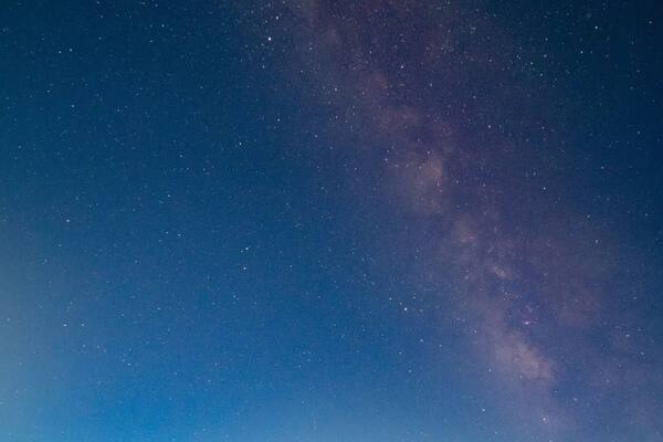 Ranch entrance - the Moon lit the sky, the Milky Way completed the composition. One of the few places that allows you to see the magnificent Milky Way and millions of stars with naked eye