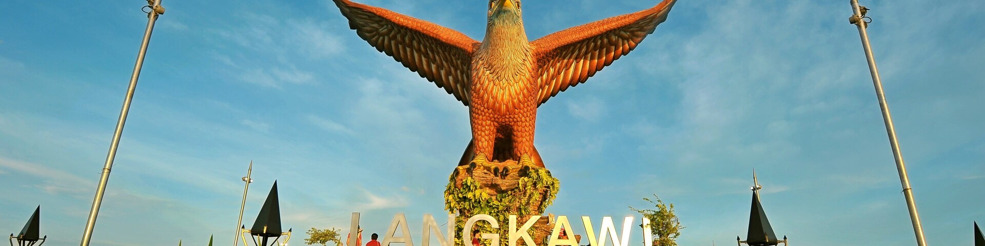Langkawi which includes a monument and signage