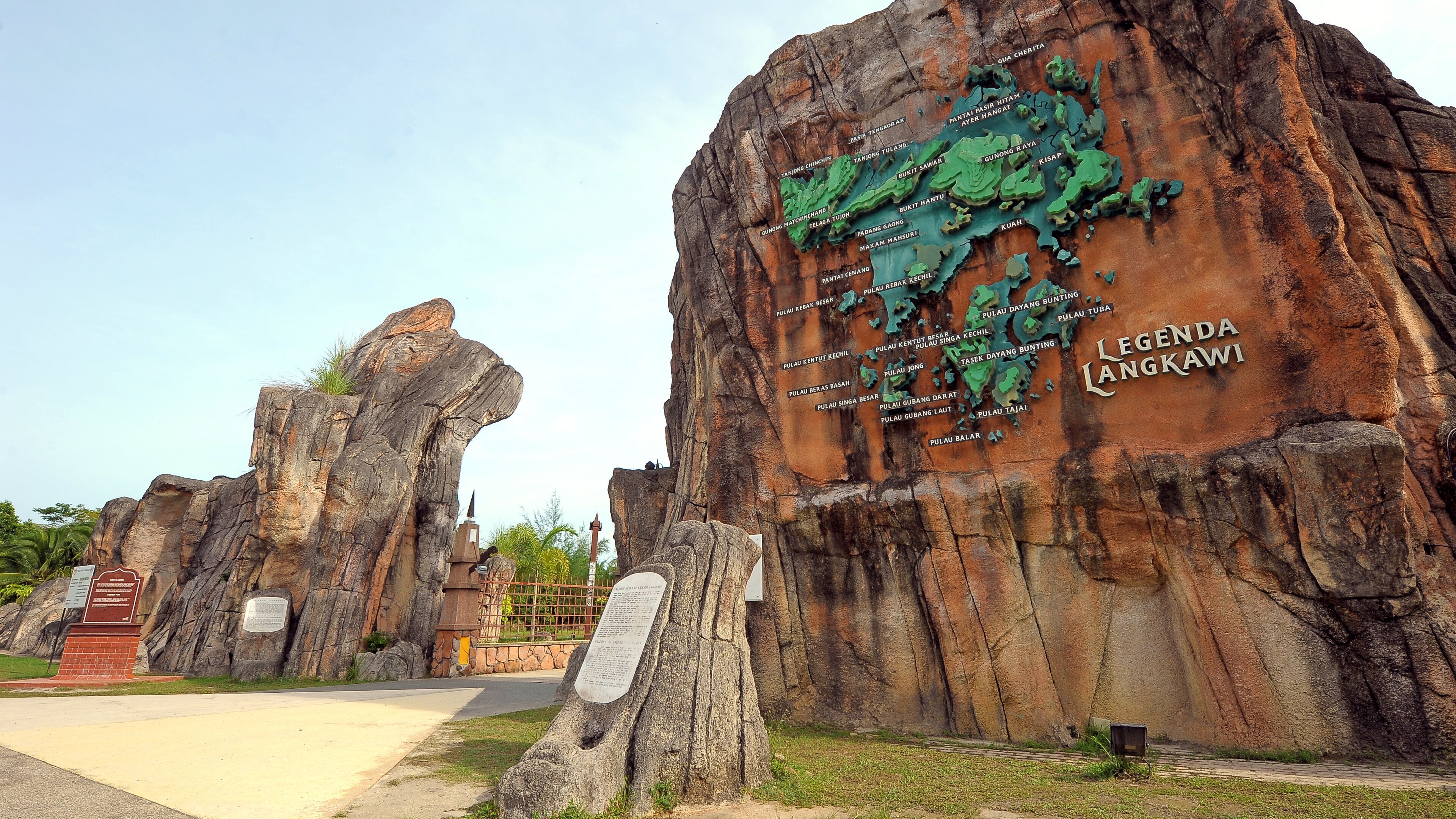 Langkawi showing signage