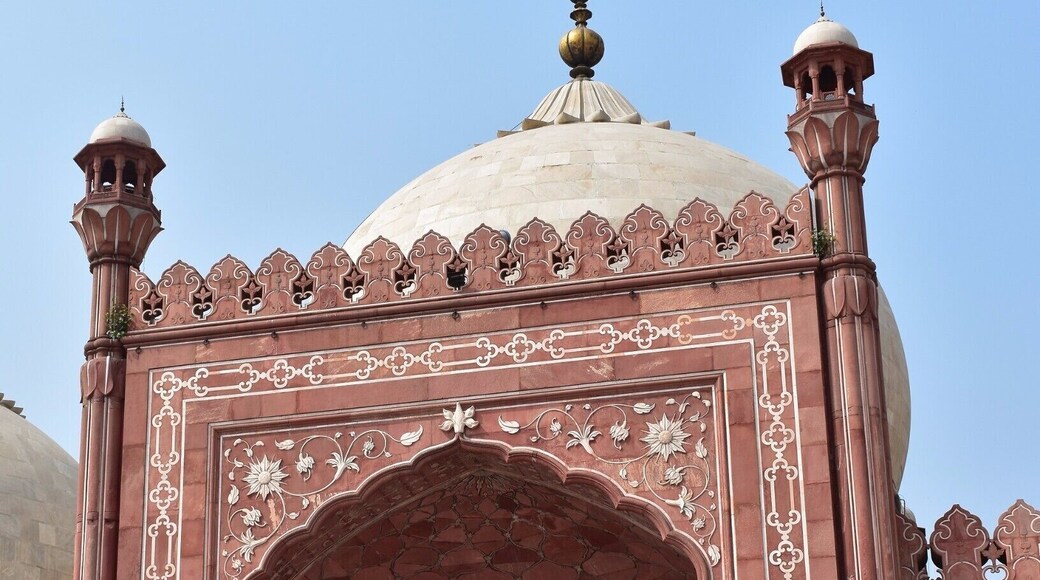 We visited Badshahi Mosque. It is just outside the Walled City of Lahore. This is second largest mosque in Pakistan. Very iconic site.