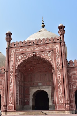 We visited Badshahi Mosque. It is just outside the Walled City of Lahore. This is second largest mosque in Pakistan. Very iconic site.