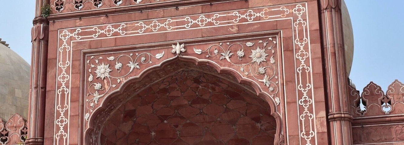 We visited Badshahi Mosque. It is just outside the Walled City of Lahore. This is second largest mosque in Pakistan. Very iconic site.