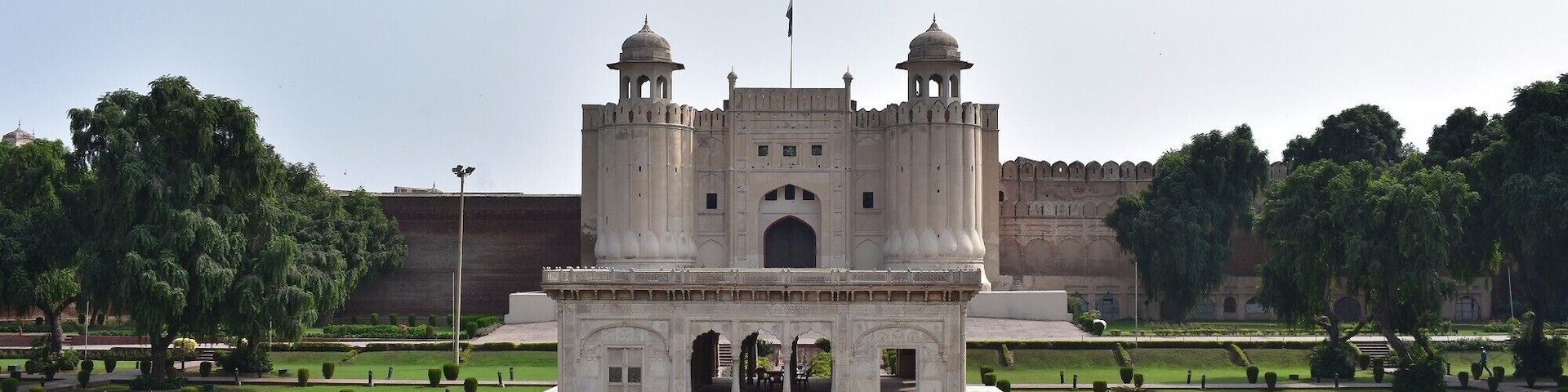 The Lahore Fort dates to 1566 but was rebuilt during the 17th century, at the height of the Mughal Empire. It is now a UNESCO World Heritage site. https://en.wikipedia.org/wiki/Lahore_Fort