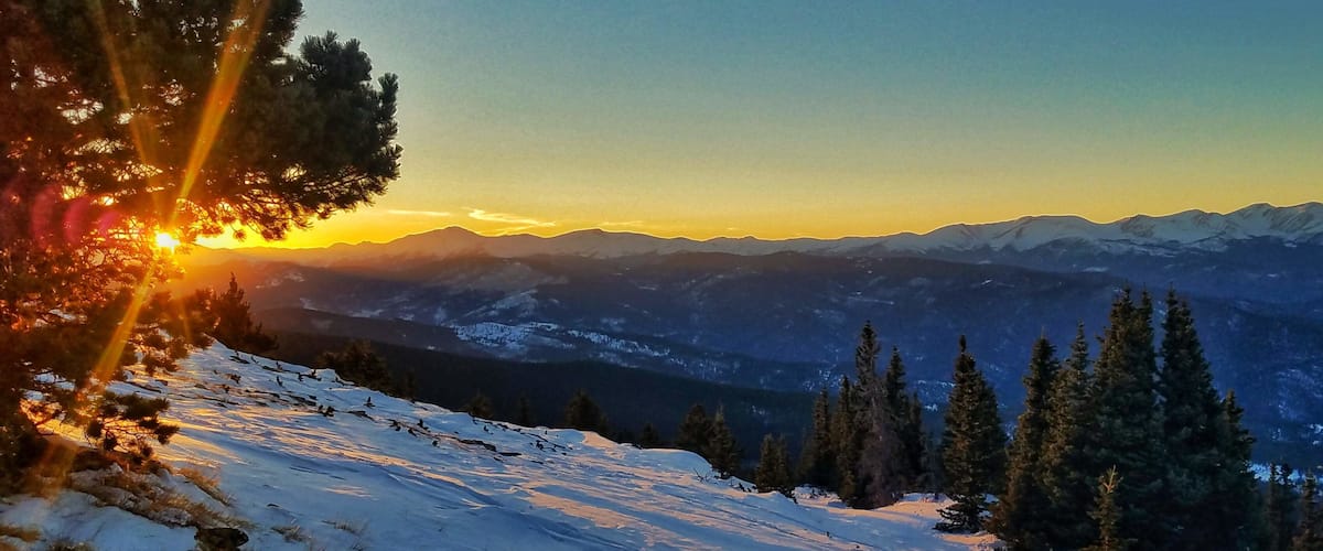 Winter mountain sunsets. 
#adventure