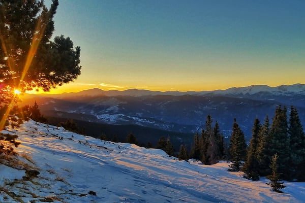 Winter mountain sunsets.
#adventure