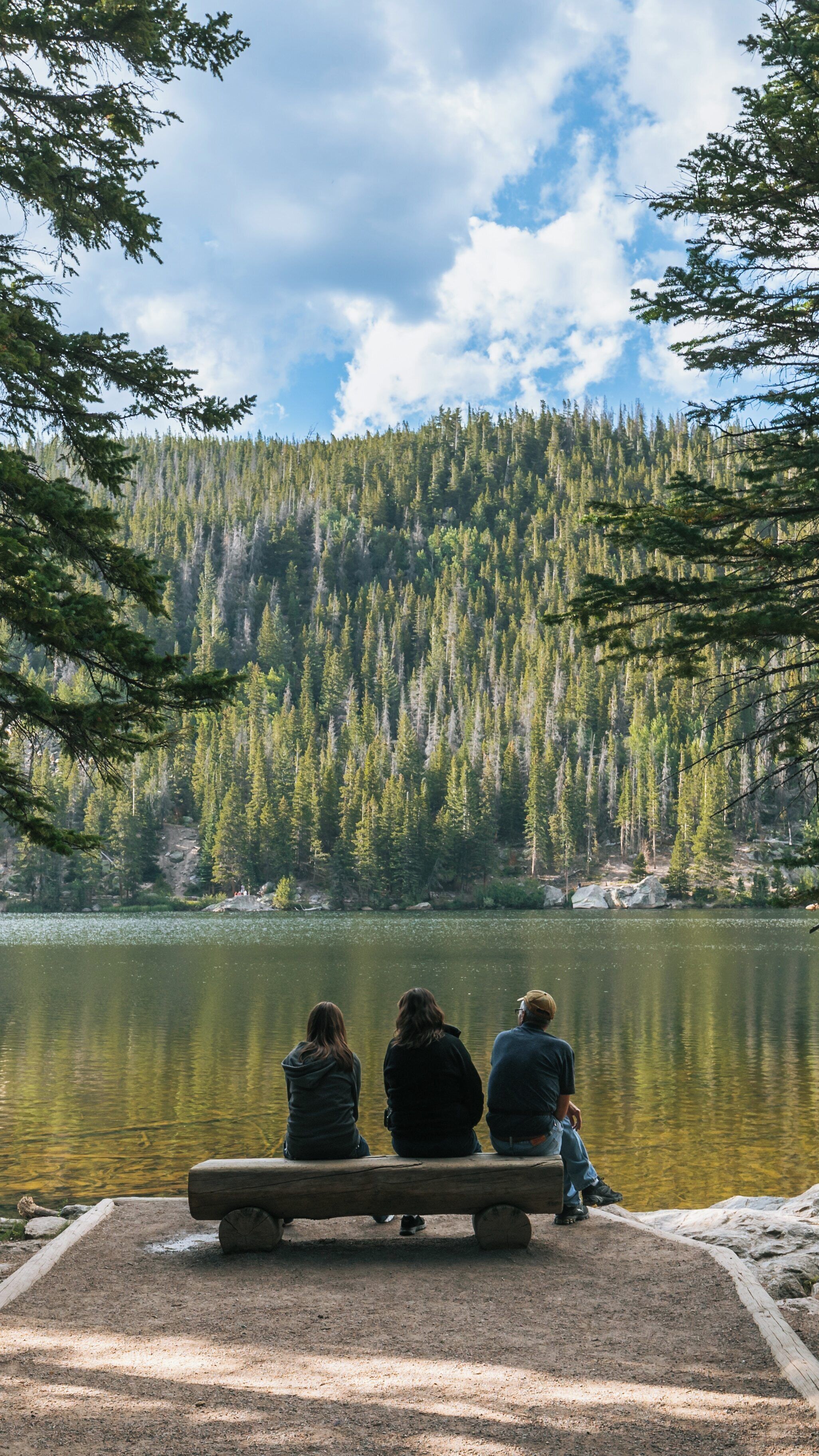 Serenity at Bear Lake Trailhead in Estes Park offers stunning views and peaceful moments