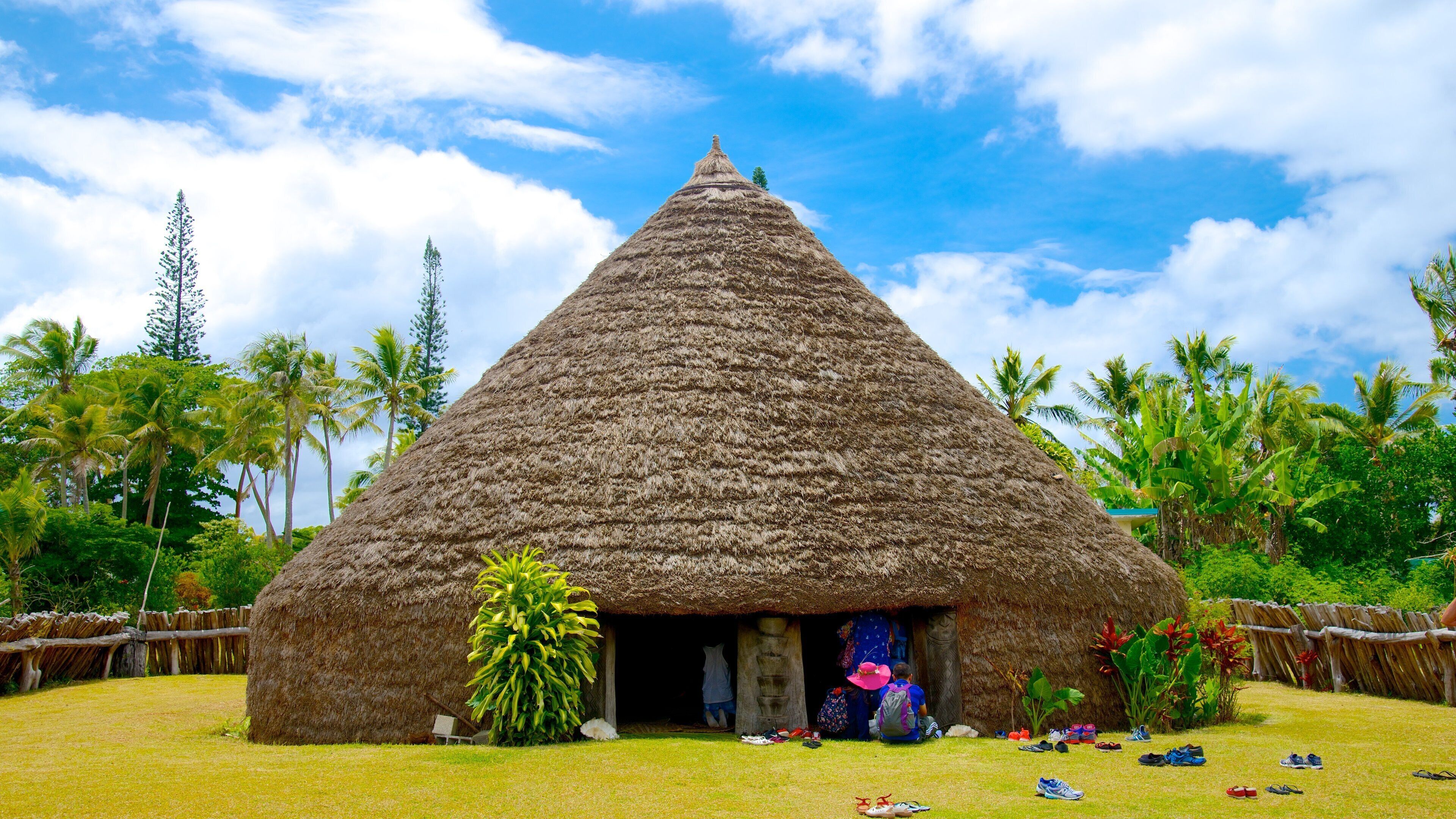 Lifou ofreciendo elementos del patrimonio