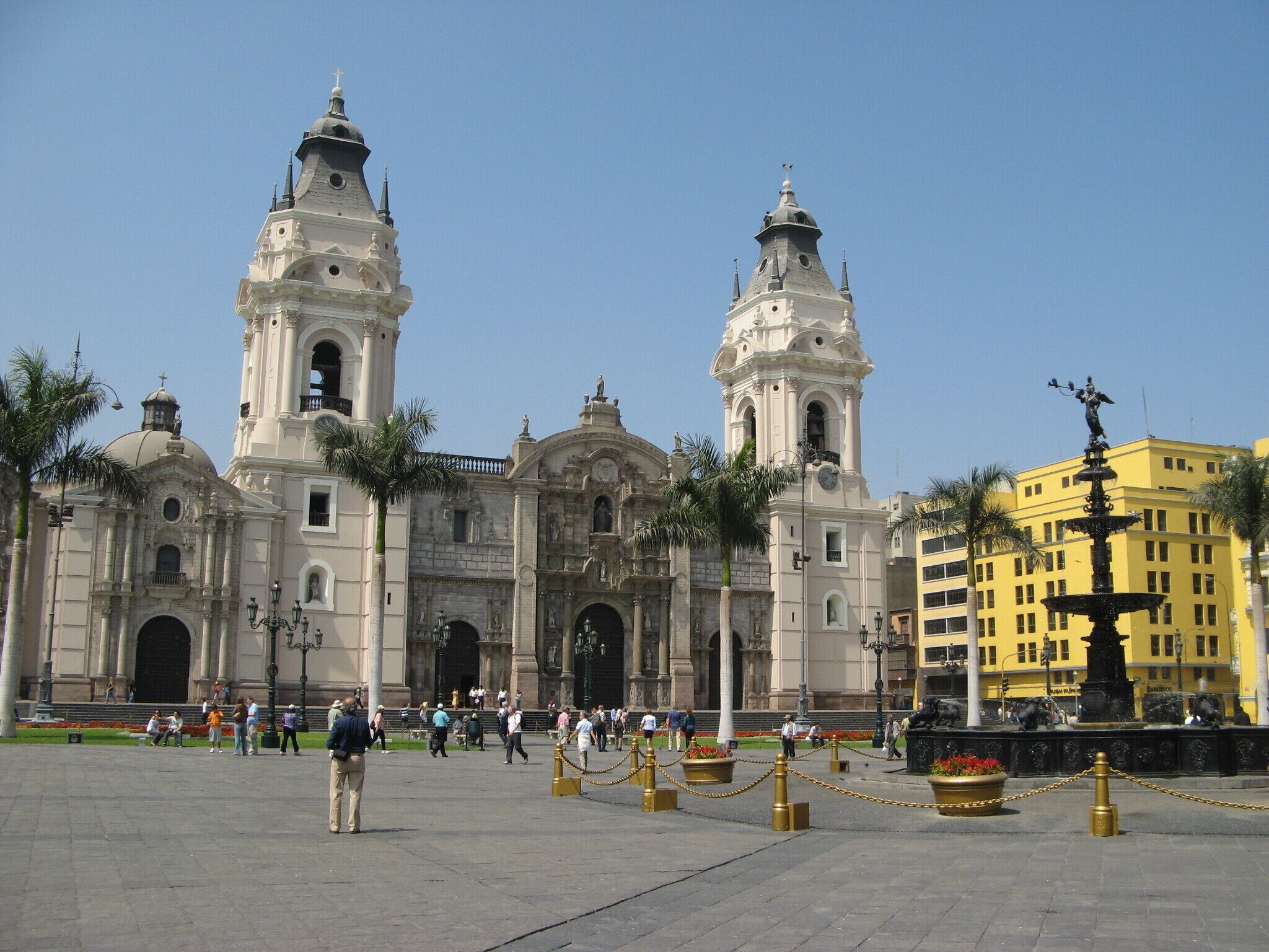 walking in the historic area