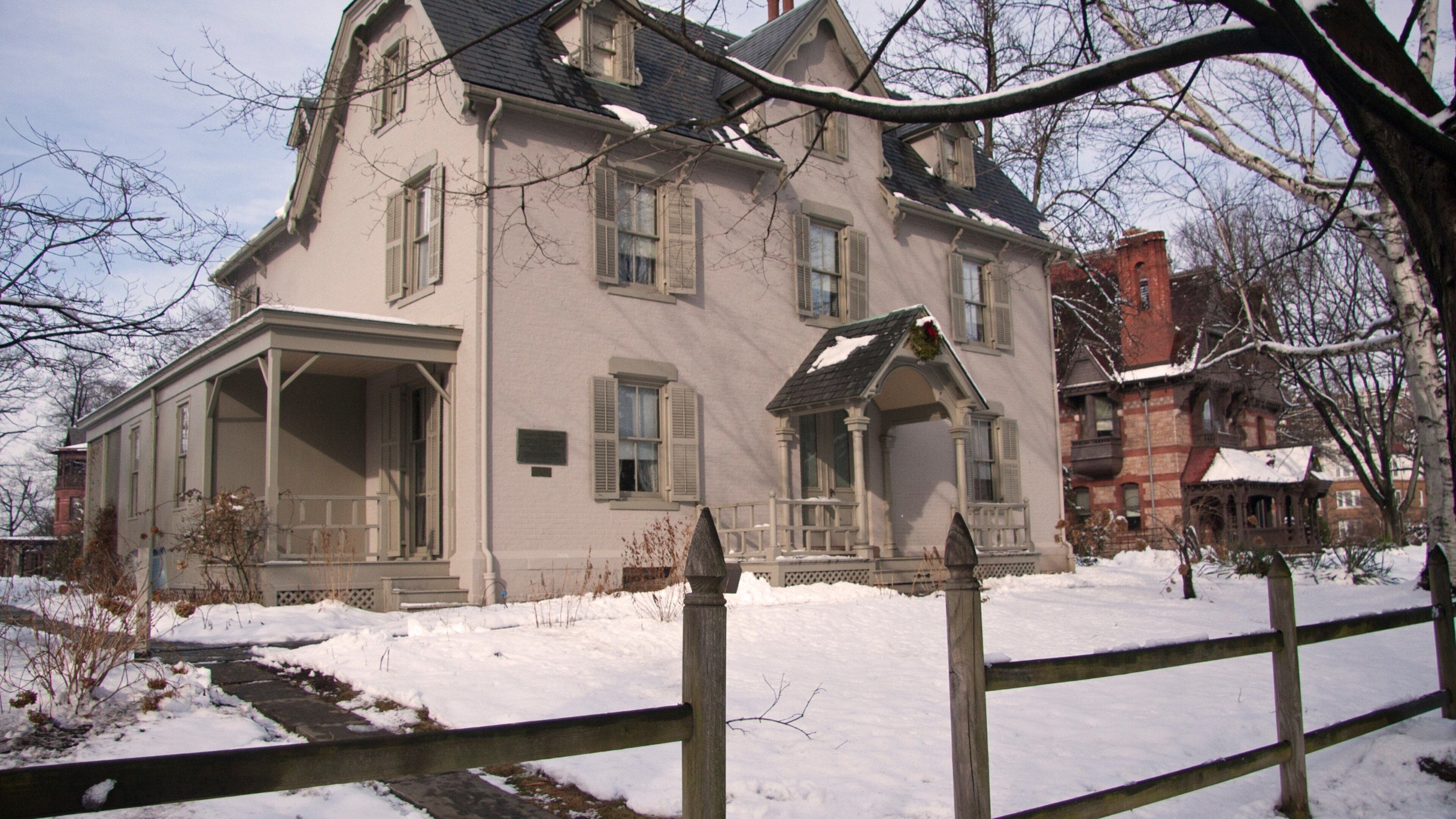 Hartford showing a house and snow