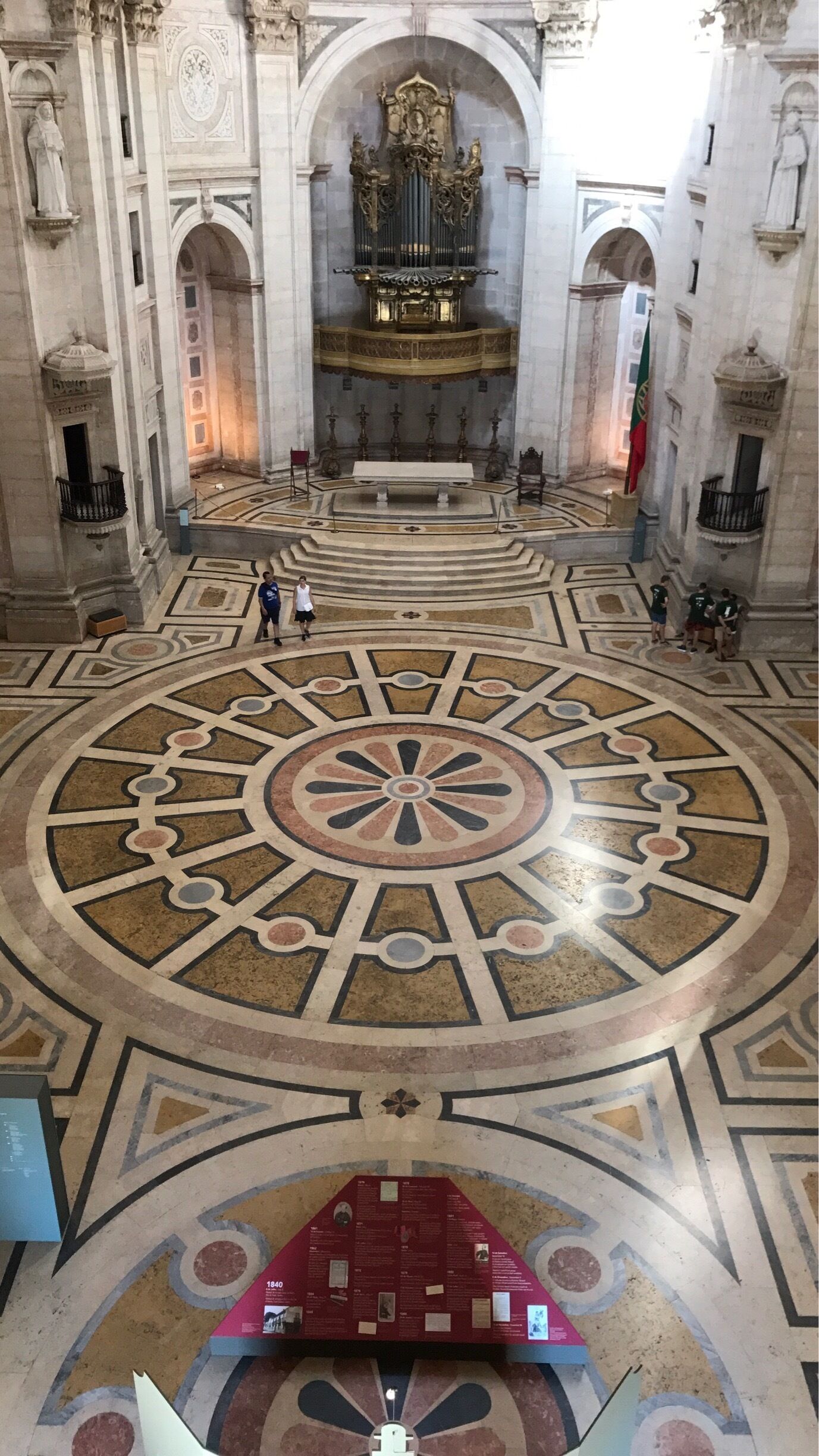 Really beautiful architecture and tiling in the Pantheon. 