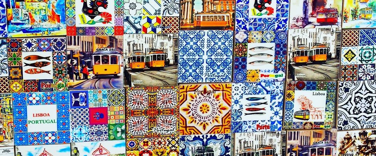 Struck by the beauty of the tiles in this lovely city.