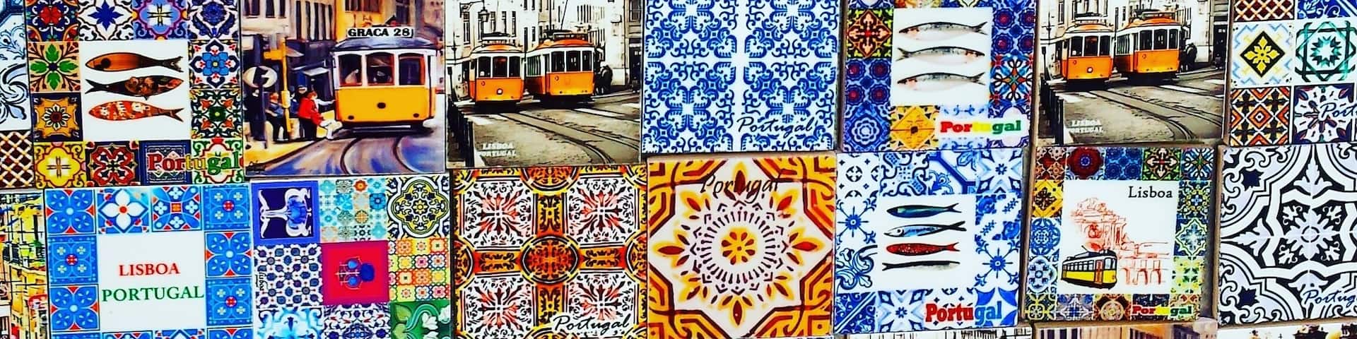 Struck by the beauty of the tiles in this lovely city.