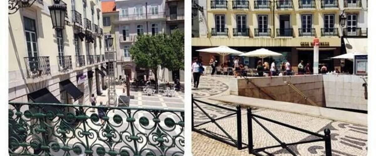 We stayed in Barrio Alto, right by the Baxia Chiado subway station so this was our 'hood for four days in #lisbon #shackfamilyvacation #portugal