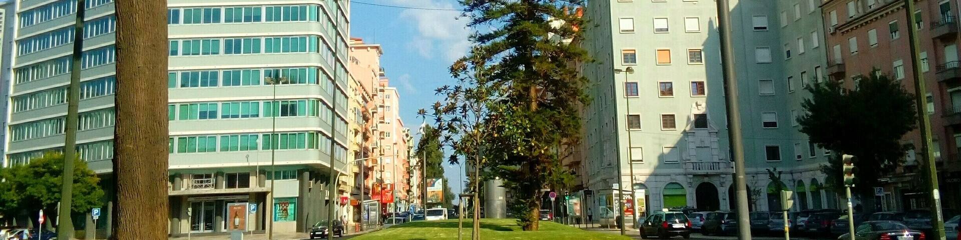Buildings of different times in the center of the city...