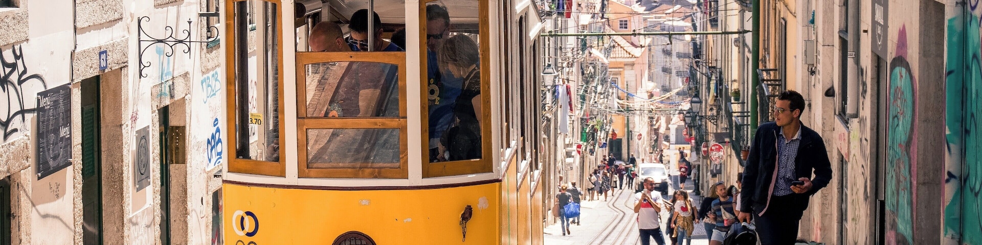 The Bica Funicular (Portuguese: Ascensor da Bica), sometimes known as the Elevador da Bica (Bica Lift), is a funicular railway line in the civil parish of Misericórdia, in the municipality of Lisbon, Portugal. It connects the Rua de São Paulo with Calçada do Combro/Rua do Loreto.