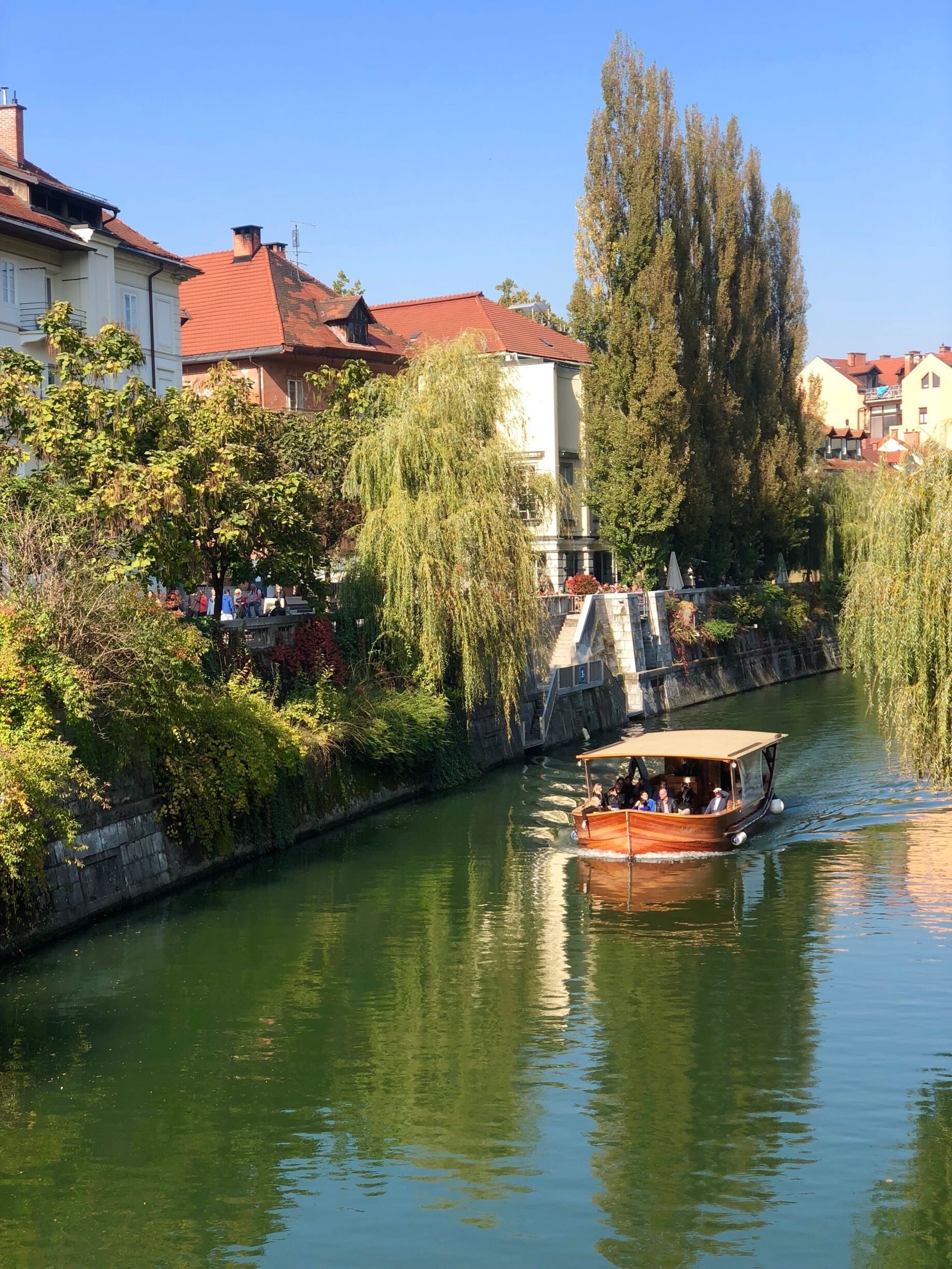 One of the many bridges in Ljubljana