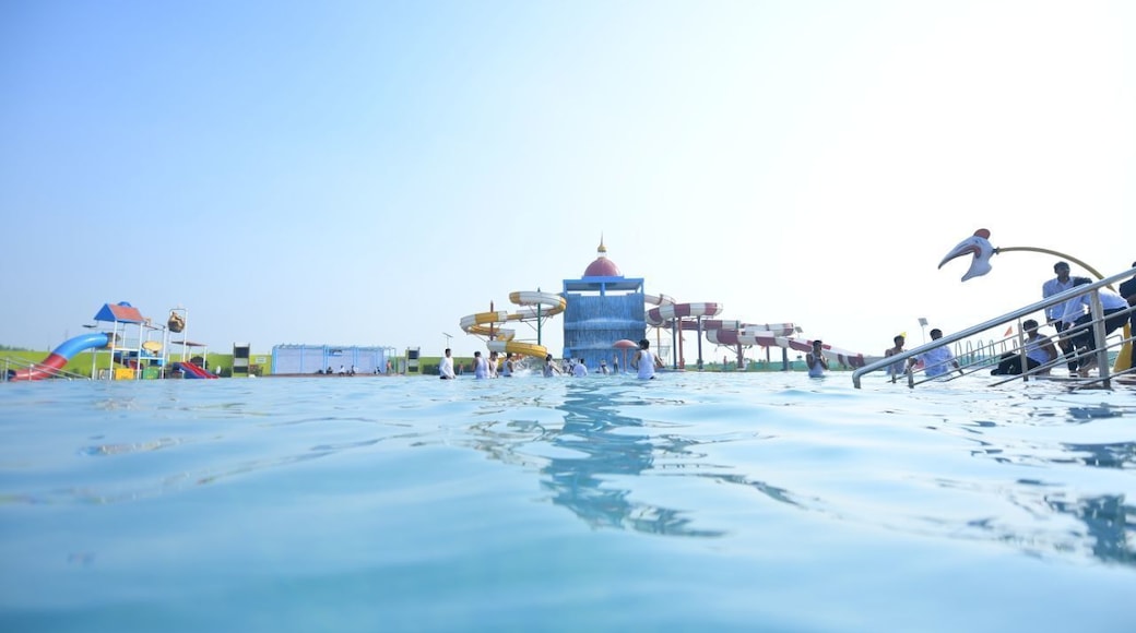 This is Nilansh theme park resort and water park Etunja sitapur road lucknow .very cool and eco-friendly place.