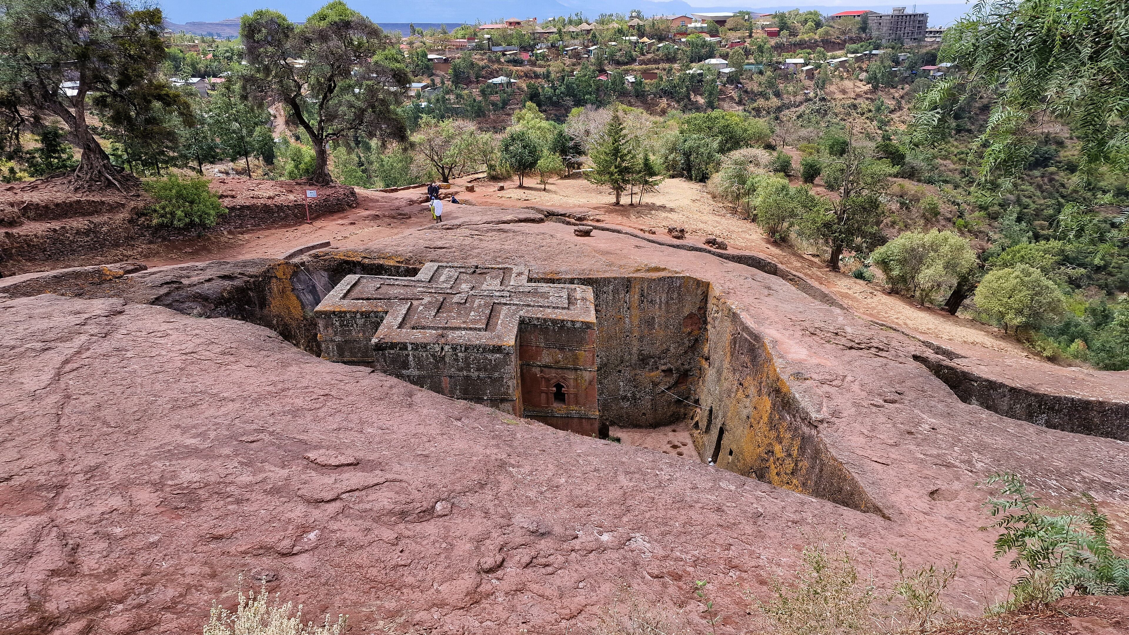 Lalibela rock church in Ethiopia