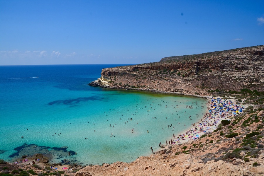 Rabbit Beach, Lampedusa, Italy. The most beautiful beach I've ever seen.