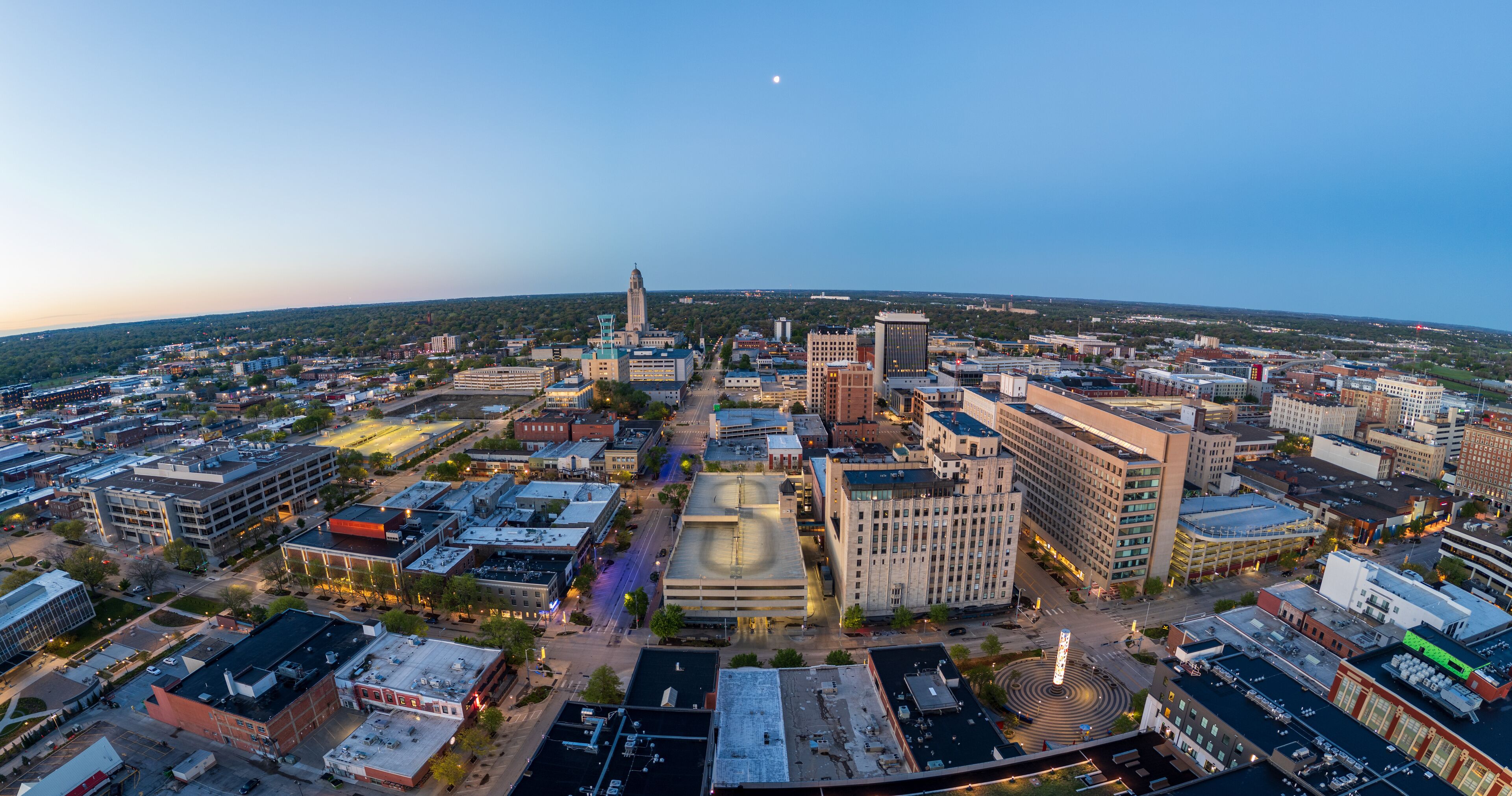 Lincoln, Nebraska, USA Skyline