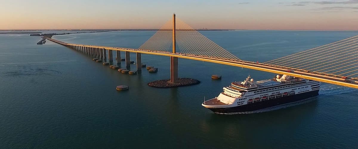 Sunset on Sky Way Bridge. FLORIDA #sunset #florida