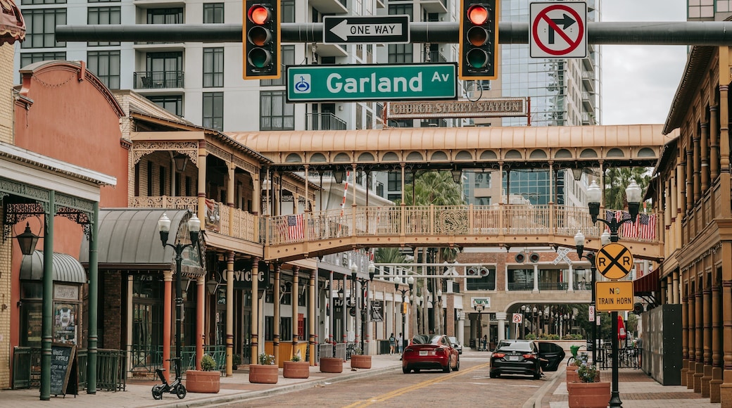 Orlando which includes signage and a city