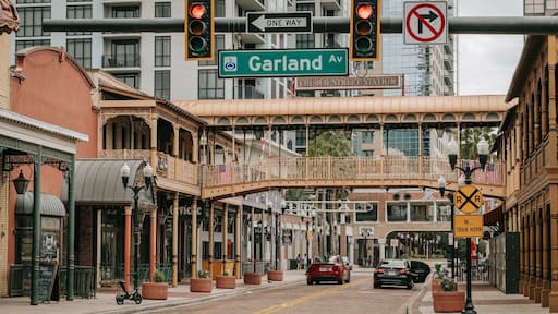 Orlando which includes signage and a city