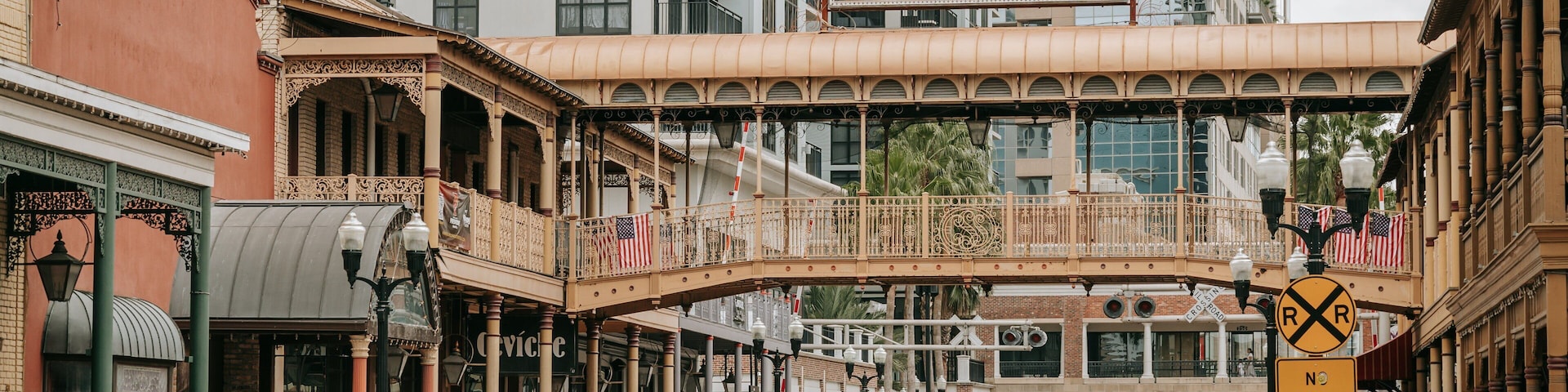 Orlando which includes signage and a city